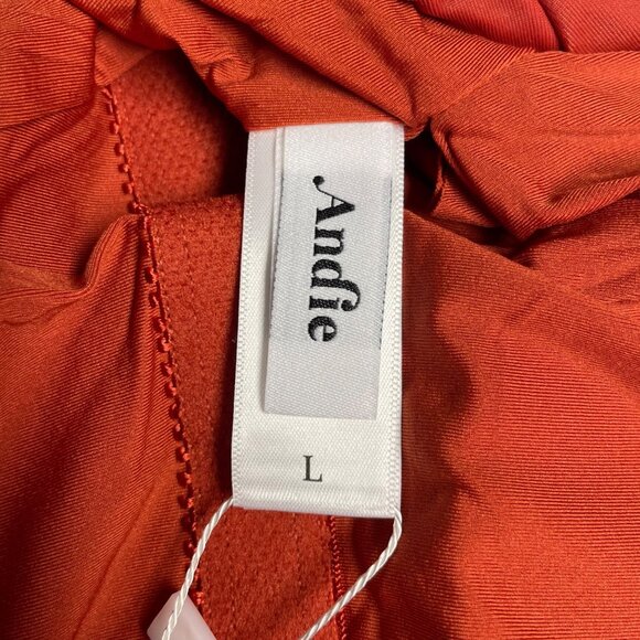 Andie The Luzon One Piece Swimsuit Red Orange Chili Pepper Sz LG - Picture 5 of 8